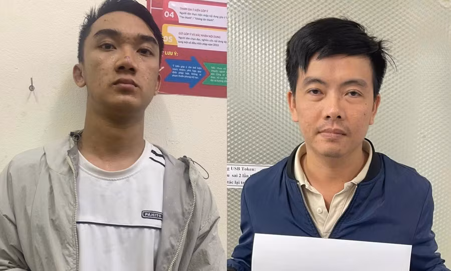 Những kẻ trong nhóm lừa đảo. Ảnh: CACC