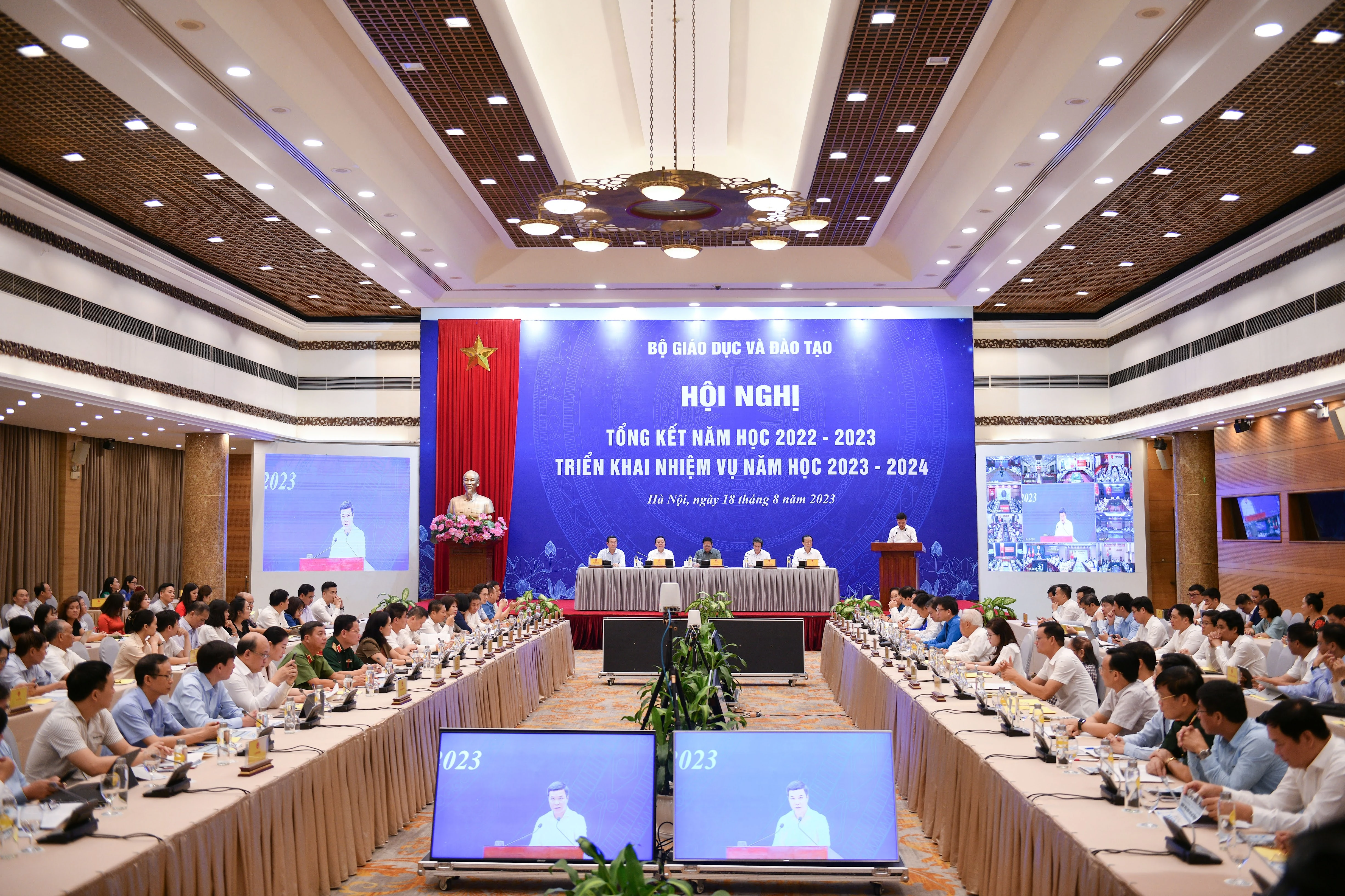 Quang cảnh Hội nghị tại điểm cầu Trung ương.