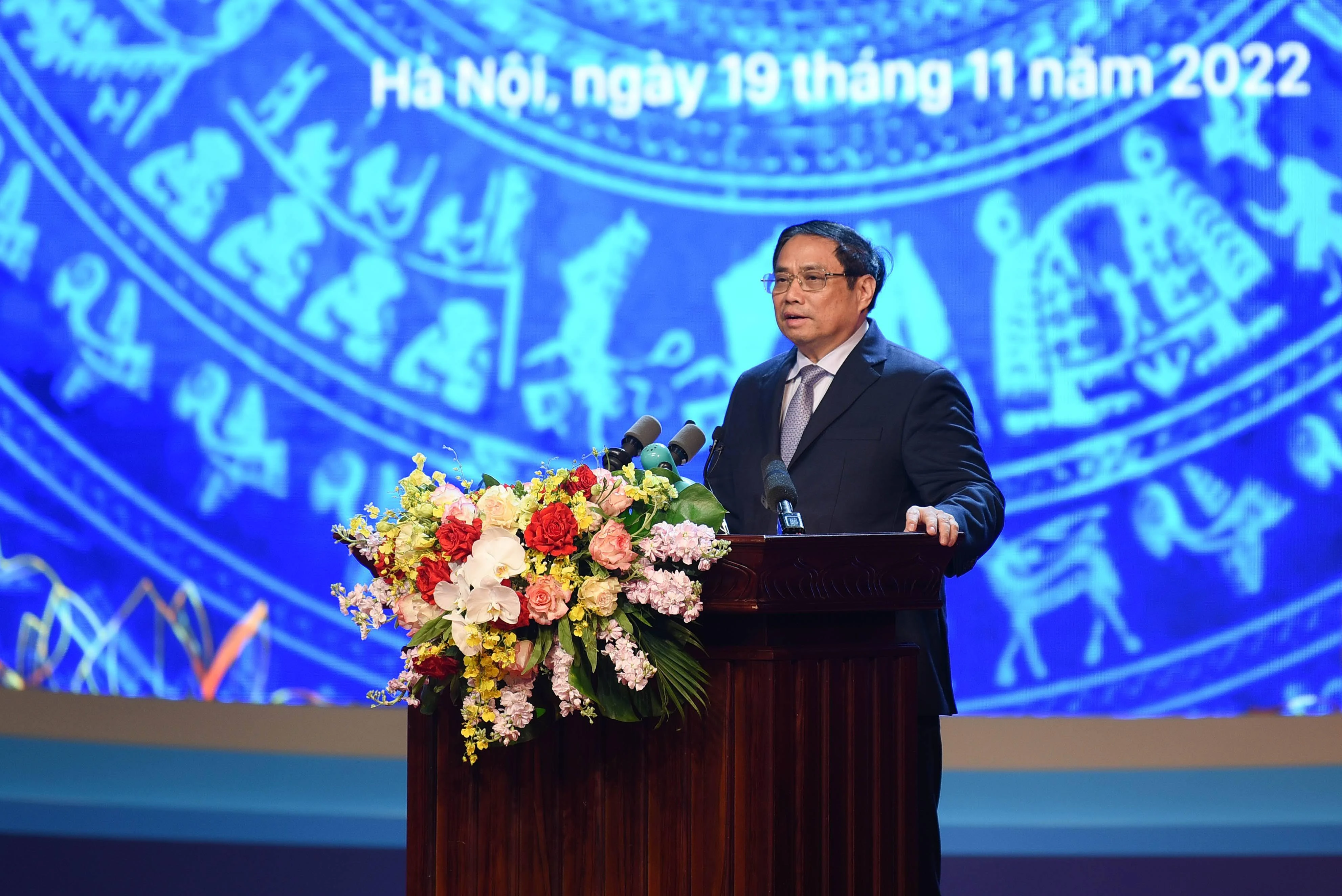 Thủ tướng Phạm Minh Chính phát biểu tại buổi lễ.