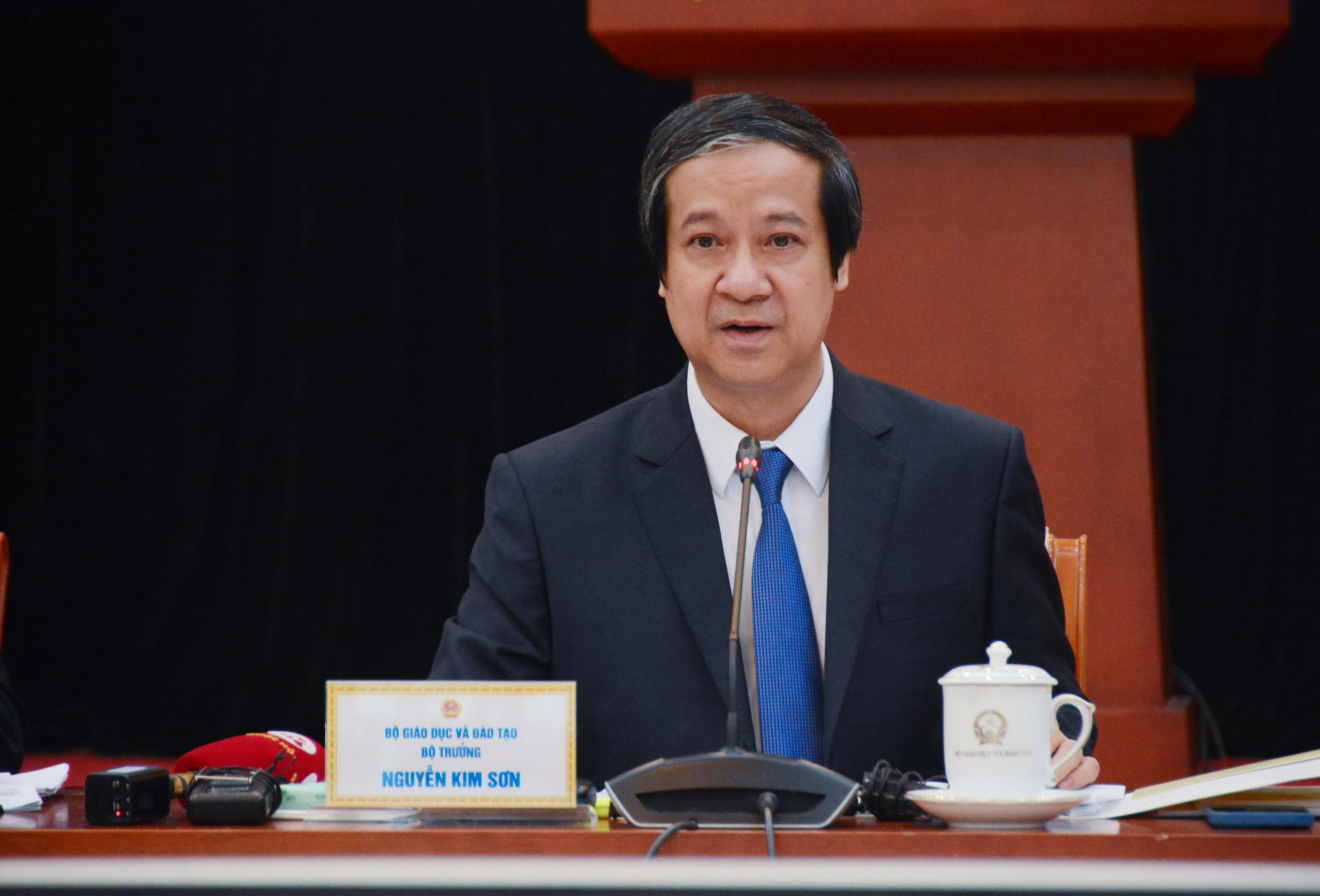 Bộ trưởng Nguyễn Kim Sơn: Dự kiến quý 4/2023, phương án thi tốt nghiệp THPT 2025 sẽ được công bố.