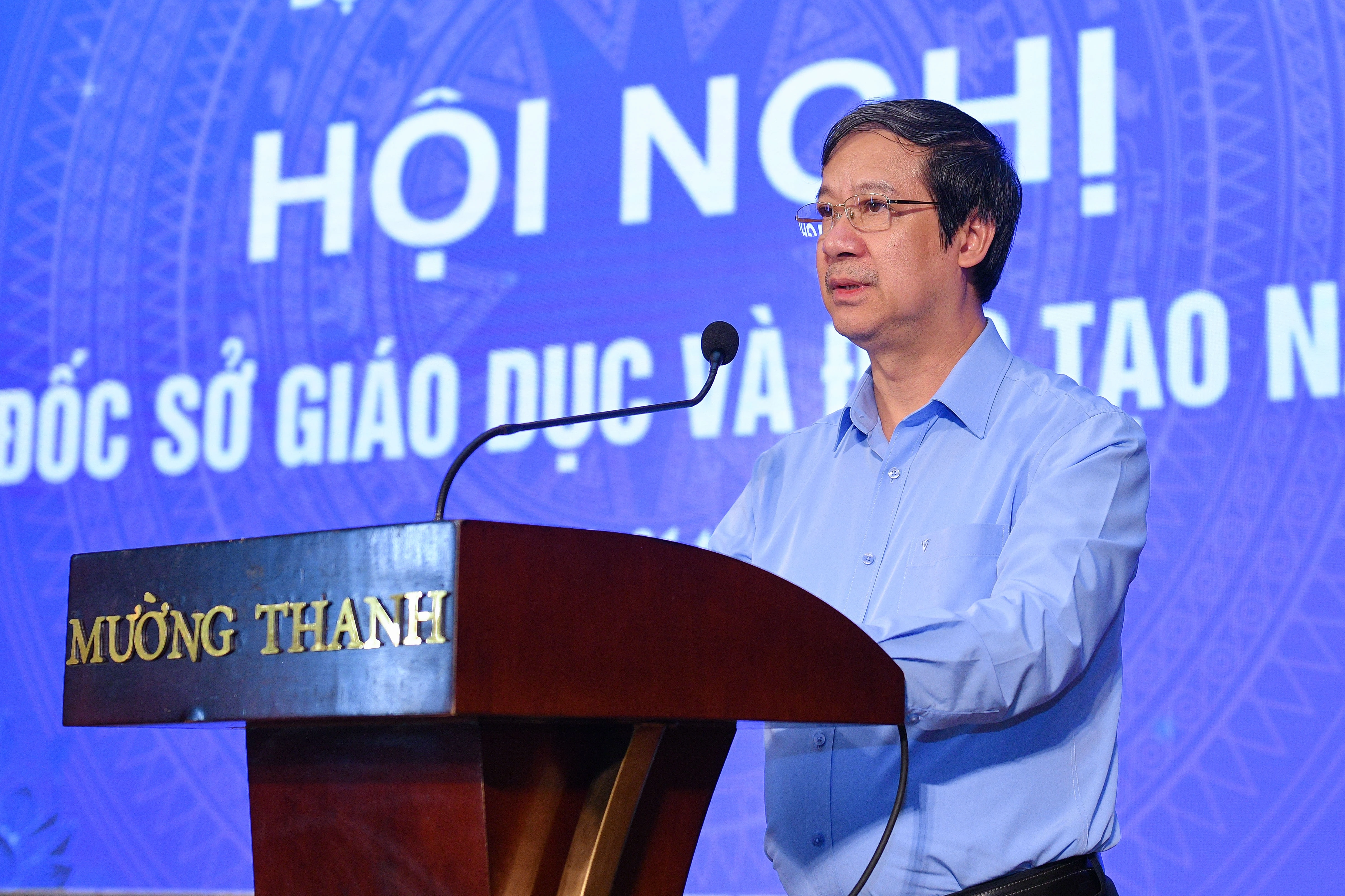 Bộ trưởng Nguyễn Kim Sơn phát biểu khai mạc Hội nghị.