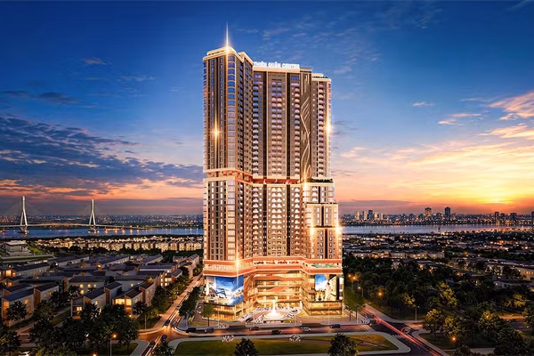 Phối cảnh Dự án Tổ hợp Trung tâm thương mại - Căn hộ chung cư cao cấp Thiên Quân Center. Ảnh: CĐT.