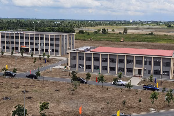Cơ sở vật chất khang trang của Trường Văn hóa Công an nhân dân III.