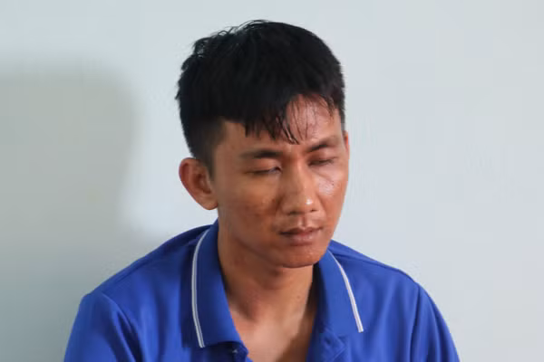 Nguyễn Minh Tâm, kẻ đâm chết bảo vệ bệnh viện rồi có ý định trốn qua Campuchia.
