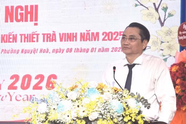 Phó Chủ tịch UBND tỉnh Vĩnh Long Nguyễn Quỳnh Thiện đánh giá cao những thành tích XSKT Trà Vinh đạt được trong năm 2025.