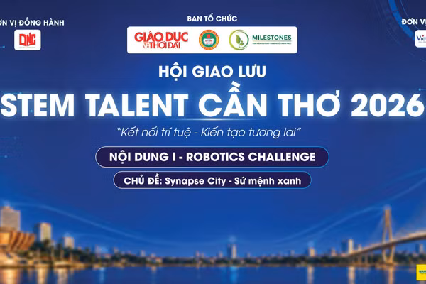 Hội giao lưu STEM Talent Cần Thơ 2026 diễn ra vào sáng 11/10 tại Trường Đại học Nam Cần Thơ.