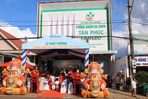 Phòng khám đa khoa Tân Phúc Ea H'leo tại xã Ea Drăng, Đắk Lắk. (Ảnh: TT)