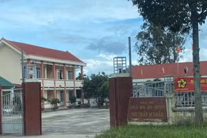 Trụ sở Đảng ủy, HĐND, UBND thị trấn M' Drắk, Đắk Lắk.