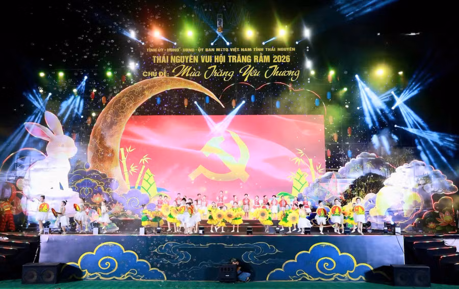 Thái Nguyên tổ chức chương trình vui hội trăng rằm 2026.