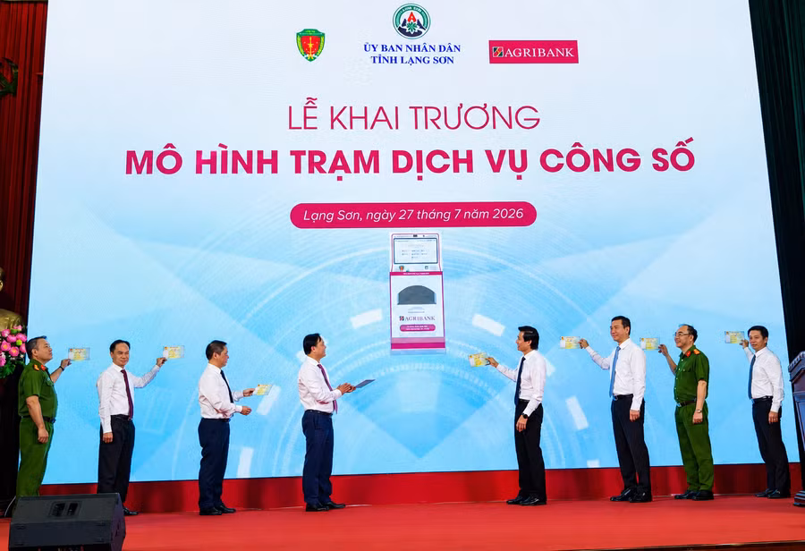 Mô hình Trạm dịch vụ công số tại Lạng Sơn chính thức được khai trương.