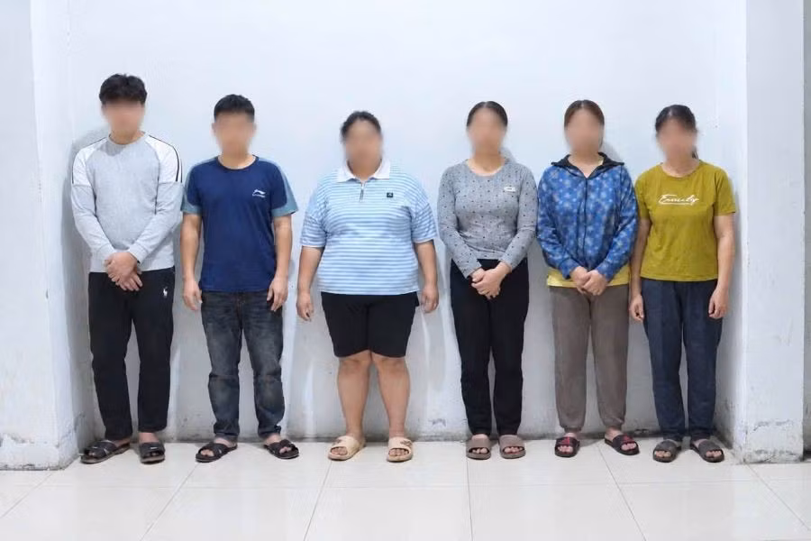 Các đối tượng liên quan đến vụ án (Ảnh: Công an tỉnh Phú Thọ cung cấp).