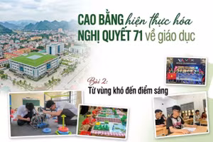 Cao Bằng hiện thực hóa Nghị quyết 71 về giáo dục: Từ vùng khó đến điểm sáng (bài 2)