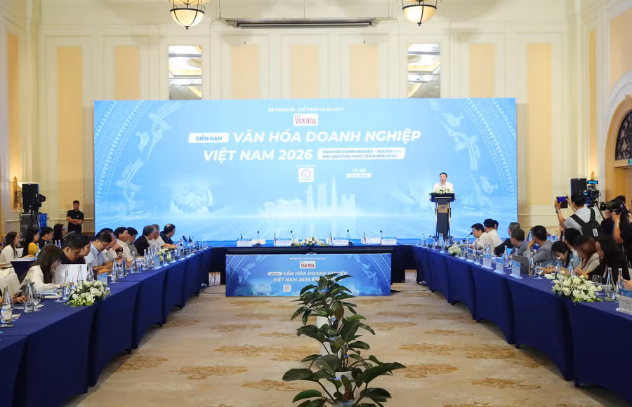 Quang cảnh Diễn đàn Văn hóa doanh nghiệp Việt Nam 2026.