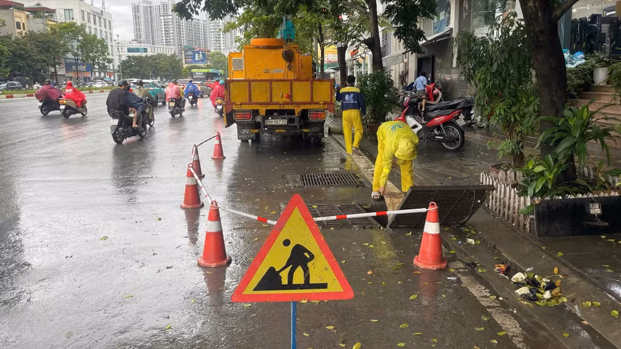 Hà Nội sẽ xây thêm 10 bể ngầm để chống ngập úng 