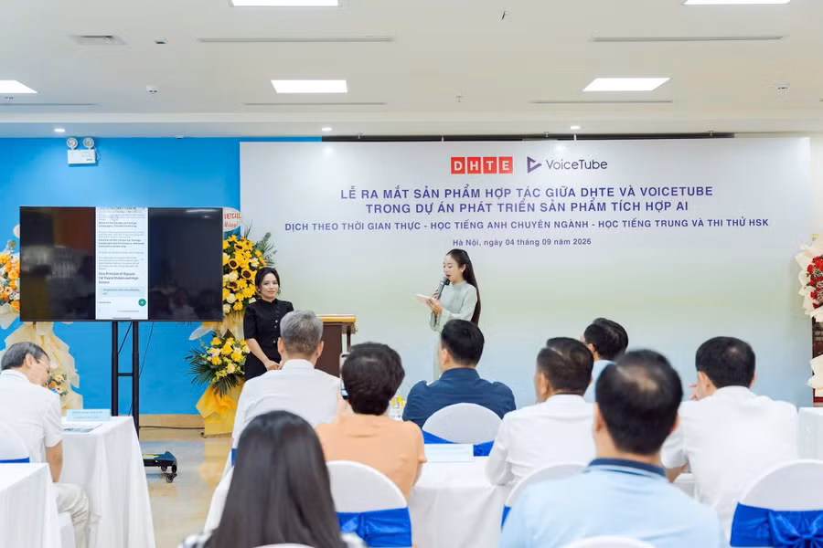 Quang cảnh buổi lễ hợp tác công bố sản phẩm