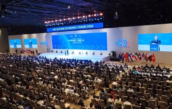 Toàn cảnh nơi diễn ra Diễn đàn Kinh tế mùa Thu năm 2025. Ảnh: M.H - A.V.