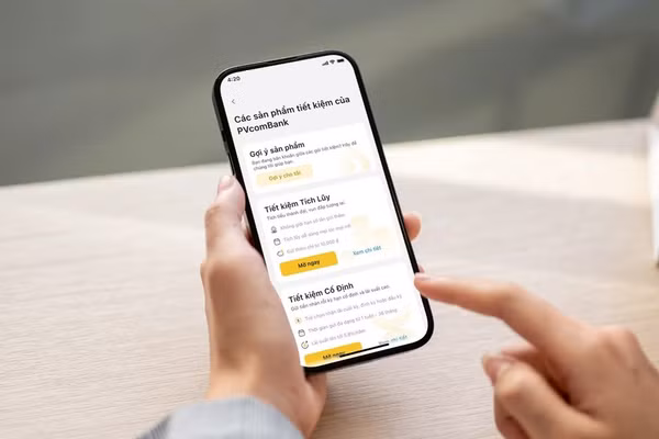 Đa dạng tiện ích cho khách hàng gửi tiết kiệm online trên PVConnect