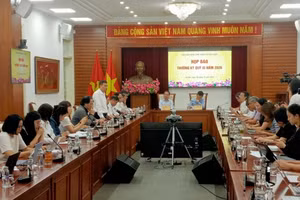 Quang cảnh họp báo thường kỳ quý III/2026 của Bộ VH,TT&DL.