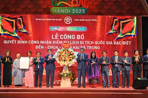 Lễ hội đền Hai Bà Trưng là di sản văn hóa phi vật thể quốc gia