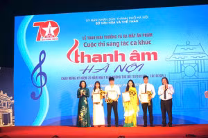 45 tác phẩm đạt giải cuộc thi sáng tác ca khúc 'Thanh âm Hà Nội'