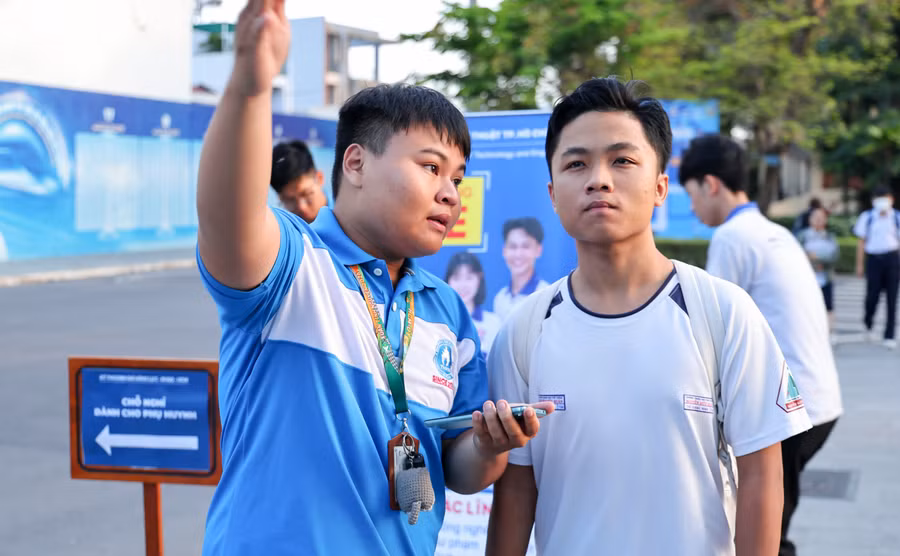Thí sinh dự thi đánh giá năng lực Đại học Quốc gia TPHCM đợt 1, tháng 4/2026. Ảnh: UTE.