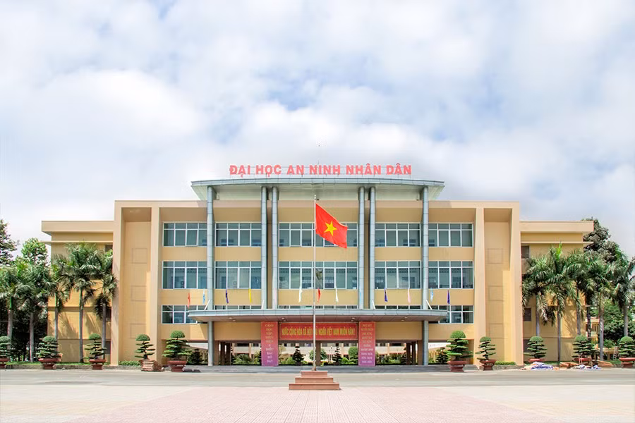 Trụ sở Trường Đại học An ninh nhân dân tại phường Linh Xuân, TPHCM.