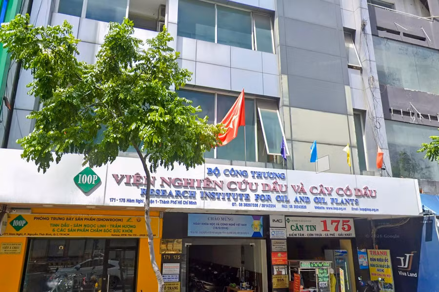Trụ sở Viện Nghiên cứu Dầu và Cây có dầu. Ảnh: HUIT.