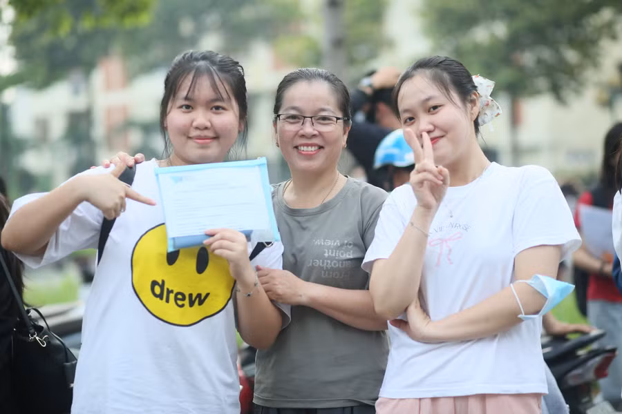 Thí sinh dự thi đánh giá năng lực do Đại học Quốc gia TPHCM tổ chức. Ảnh: HCMUT
