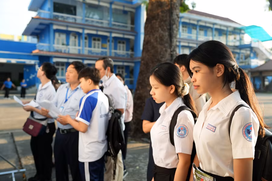 Kỳ thi đánh giá năng lực đã diễn ra tại Trường Đại học Thủ Dầu Một với sự tham gia của hơn 2.200 thí sinh. Ảnh: TDMU.