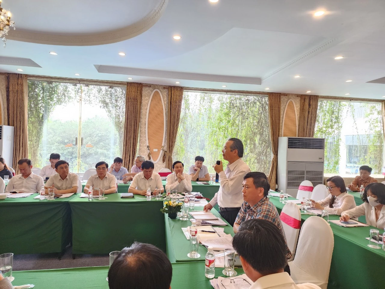Hội nghị đã nghe 13 ý kiến đóng góp đến từ các đơn vị, địa phương