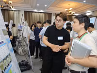 Sinh viên Trường Đại học Công nghệ (Đại học Quốc gia Hà Nội) tại Hội nghị Sinh viên nghiên cứu khoa học cấp trường năm 2026. Ảnh: Website nhà trường