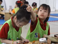 Trẻ mầm non Trường Mầm non Tây Hồ (Hà Nội). Ảnh: TG