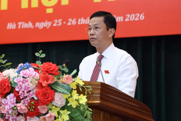 Ông Nguyễn Trọng Hiếu, tân Phó Chủ tịch UBND tỉnh Hà Tĩnh.