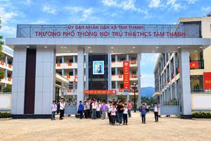 Trường Phổ thông nội trú TH&THCS Tam Thanh, tỉnh Thanh Hóa.
