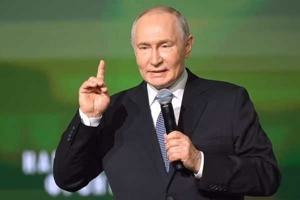 Tổng thống Nga Vladimir Putin.