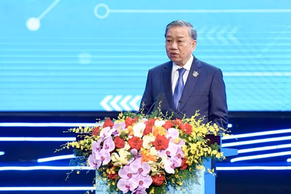 Tổng Bí thư Tô Lâm phát biểu. (Ảnh: GD&TĐ)