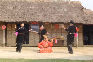 Hát then đàn tính đã gắn bó, đi vào đời sống tinh thần của dân tộc Tày - Nùng từ lâu đời. Ảnh: Cục Văn hóa các dân tộc Việt Nam.