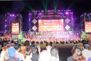Khai mạc Lễ hội Mường Ca Da năm 2026 tại xã Hồi Xuân. Ảnh: Thạch Linh.