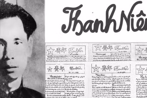 Năm 1925, Nguyễn Ái Quốc sáng lập và là chủ bút của tờ báo Thanh Niên.