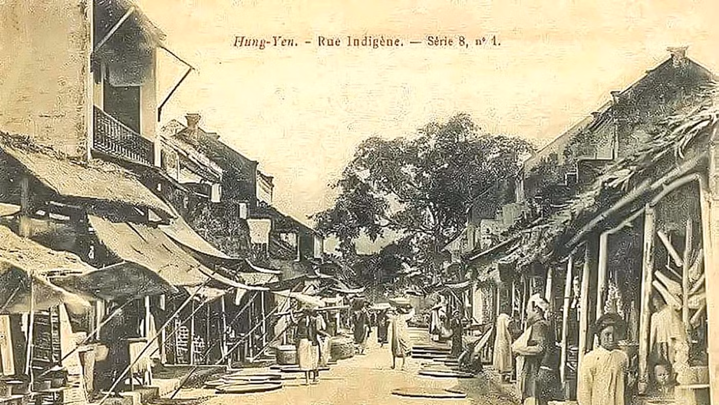Phố Hiến xưa - thương cảng quốc tế từng sầm uất bậc nhất khu vực Đồng bằng Bắc Bộ. Ảnh tư liệu.