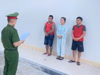 Công an khởi tố vụ án, khởi tố bị can và thi hành Lệnh bắt bị can để tạm giam những người liên quan. Ảnh: Công an cung cấp