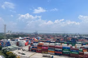 Cảng Cát Lái TPHCM. Ảnh: Hà An.