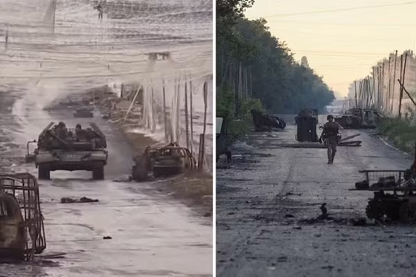 Con đường tử thần nối Kramatorsk và Druzhkivka