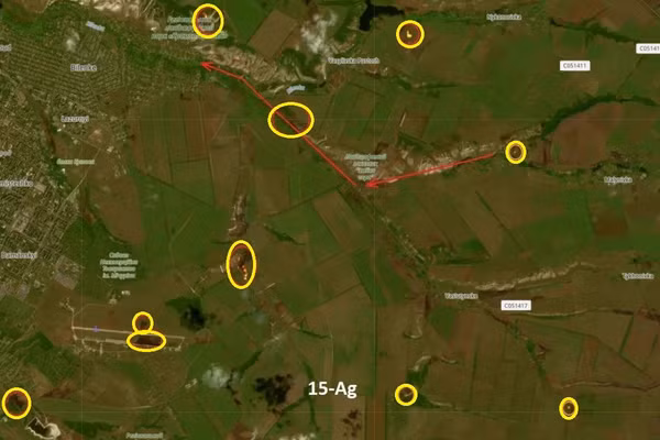 Lửa cháy khắp cửa ngõ tiến vào Kramatorsk