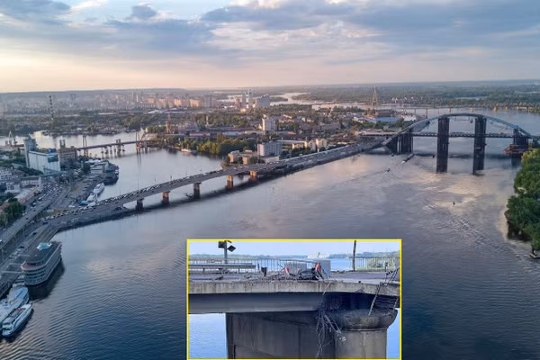 Nga phá 3 cây cầu ở Kiev, chia cắt hai bờ Đông - Tây Dnieper