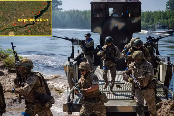 Nga phá vỡ kế hoạch vượt sông Dnepr đánh vào Kherson của Ukraine