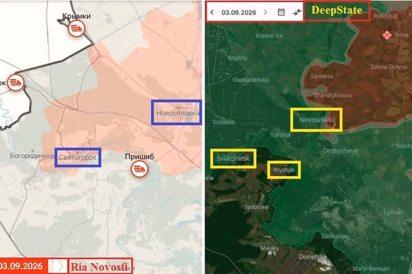 Ukraine ngã ngửa, không biết Nga chiếm Sviatohirsk từ lúc nào