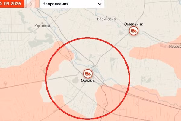 Hình thành chảo lửa Orikhiv ở Zaporizhzhia