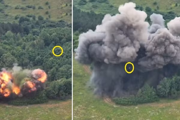 Su-34 Nga ném bom FAB-500 UMPK như ‘thả lỗ đáo’