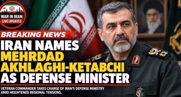 Tân Bộ trưởng Bộ Quốc phòng Iran Mehrdad Akhlaqi Ketabchi.